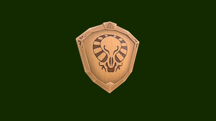 Ordon Shield - Zelda Twilight Princess 3D Model