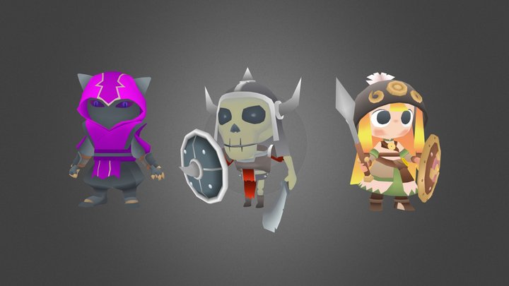 Mini Character 3D Models