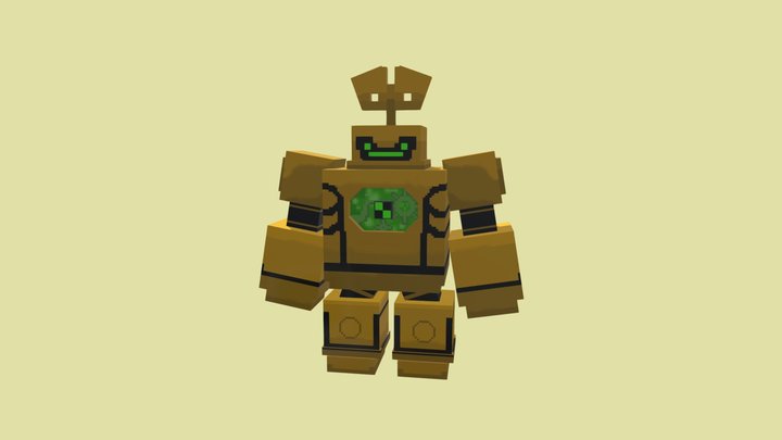 Clockwork Ben 10 Minecraft 3D Model