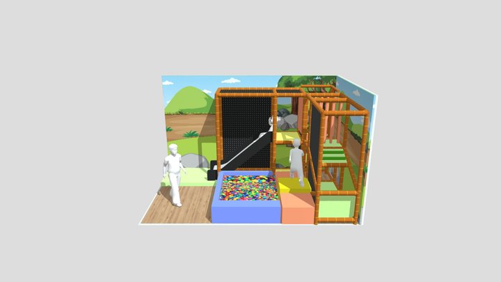 Cantinho popup Braga 3D Model