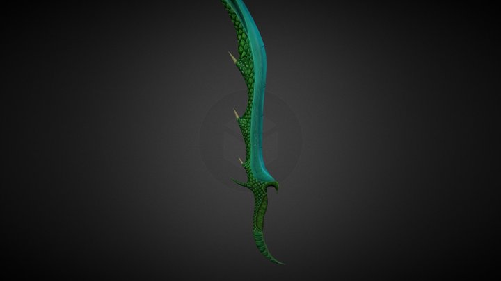 Serpent Sword 3D Model