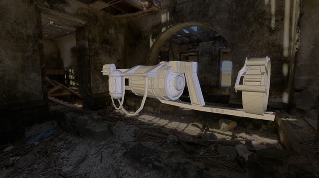 Rivet Gun (BioShock) [Maya] 3D Model