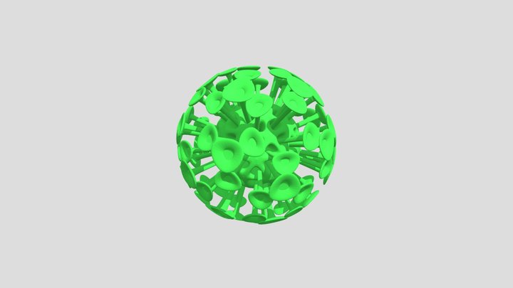 CORONA VIRUS 3D Model