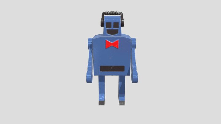 Lethal Company Toy Robot 3D Model