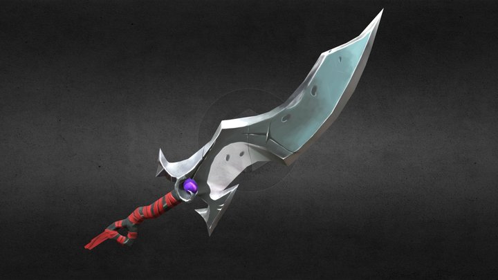 Stylized Blade 3D Model