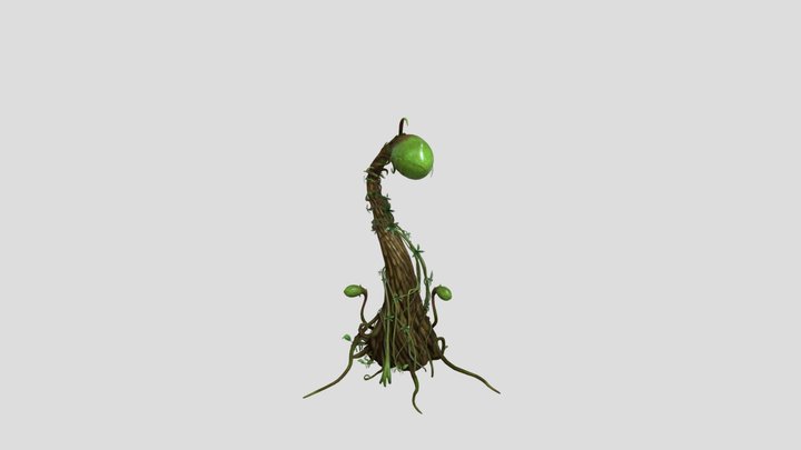 TOME Flytrap Monster Idle Animation 3D Model