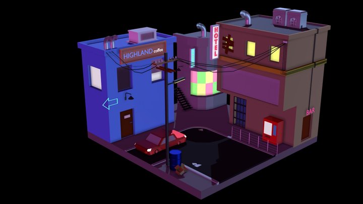 Cyberpunk 3D Model