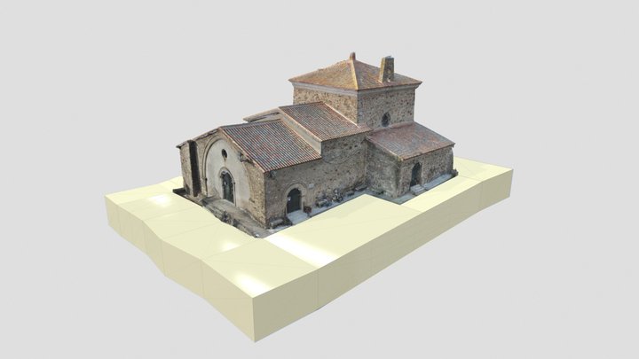 Ermita de Santiago. Casar de Cáceres 3D Model