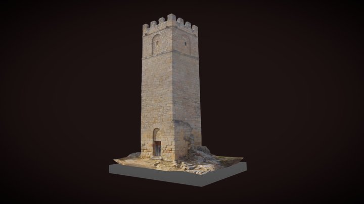 Torre branca de xadrez 3D model - Baixar Vida e Lazer no