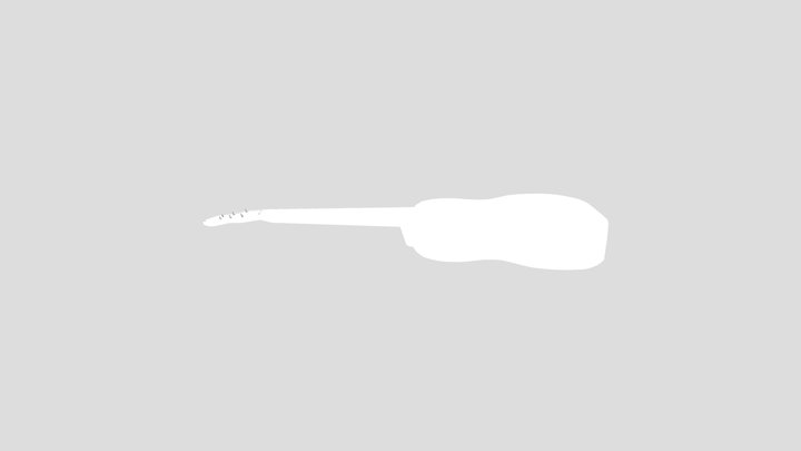 guitarre 3D Model