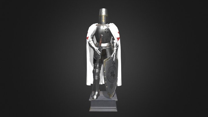 Knights Templar Armor 3D Model