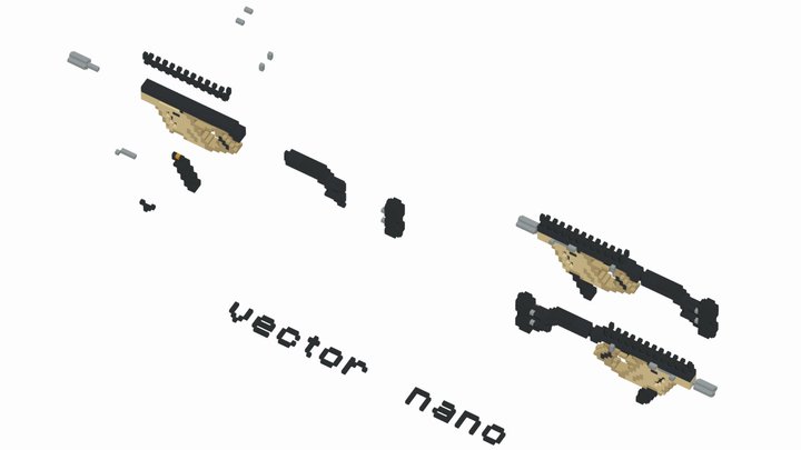 Vector CRB Showcase (Voxels) 3D Model