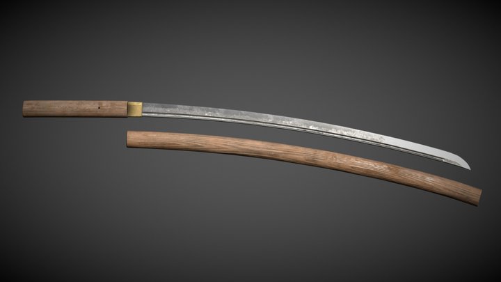 Shirasaya - White Scabbard 3D Model