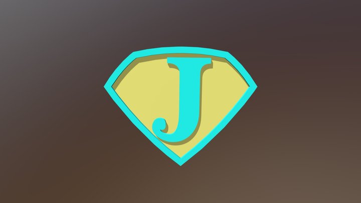 J 3D Model