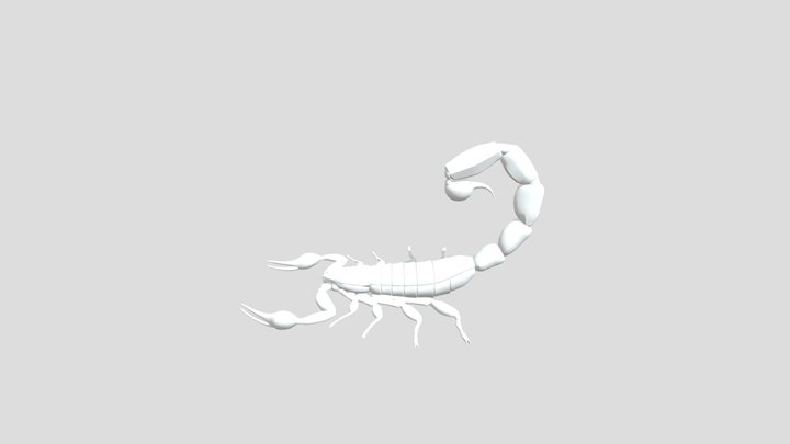 Scorpion low Poly 3D Model