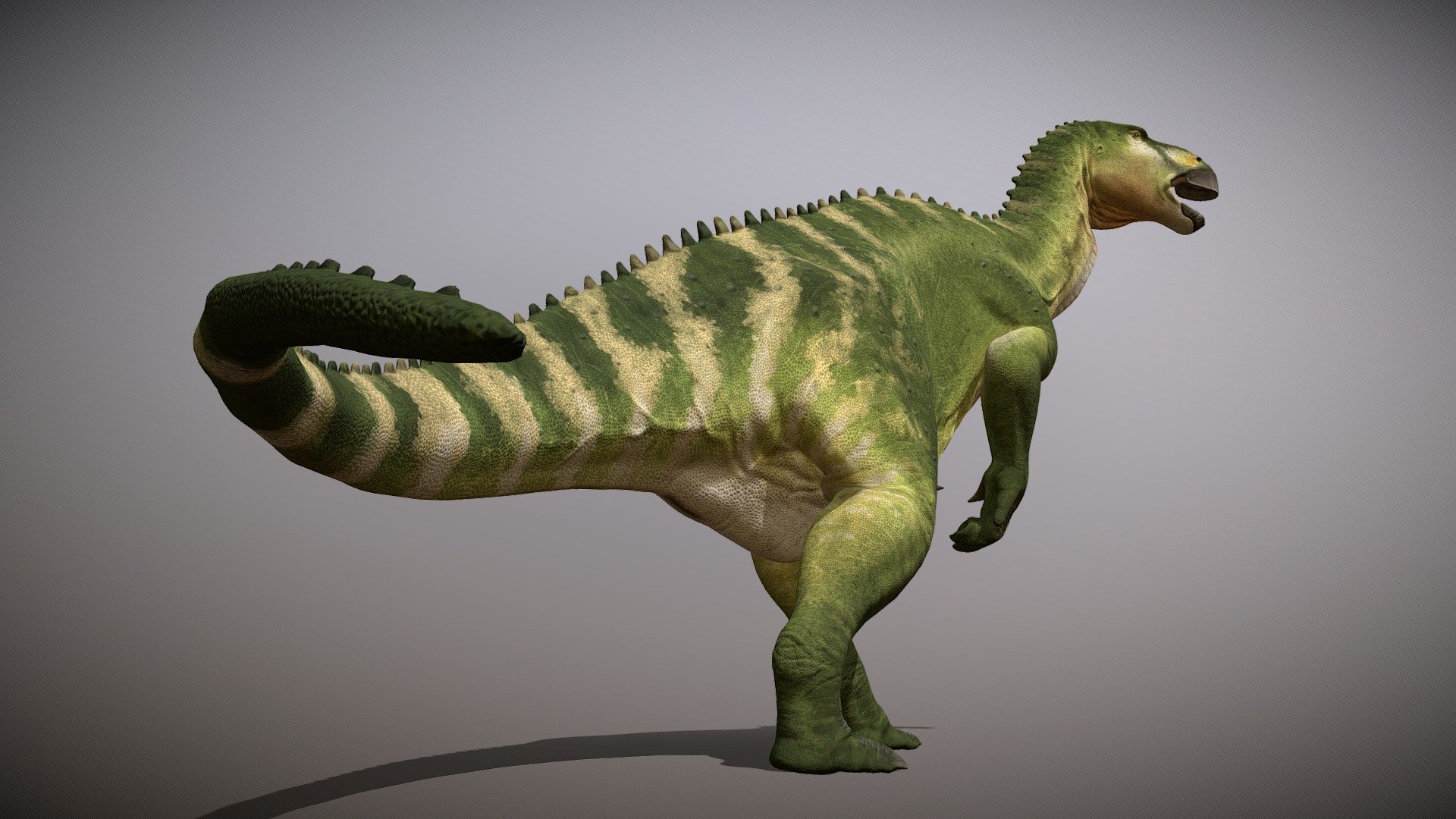 Iguanodon Bernissartensis - 3D model by Jay Qui (@JayQui) [f9e2feb ...