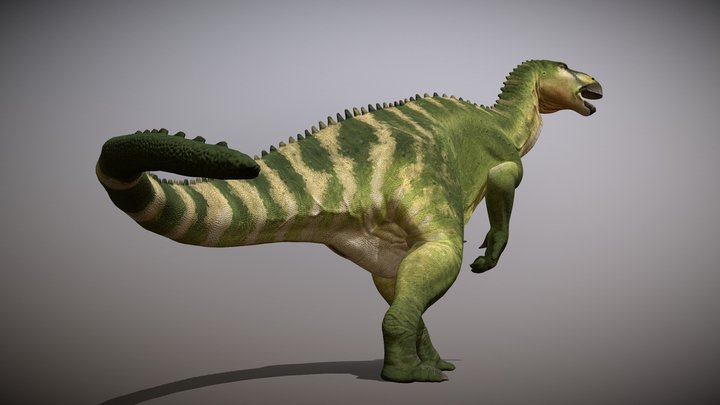 Iguanodon Bernissartensis 3D Model