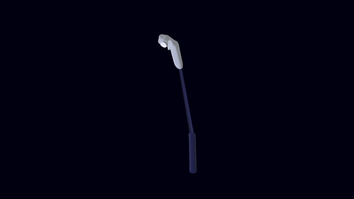 A Weird Looking Street Lamp 3D Model