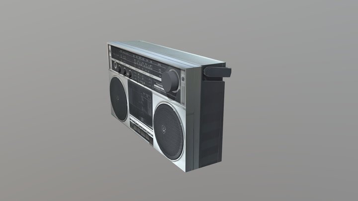 Radio 3D Model
