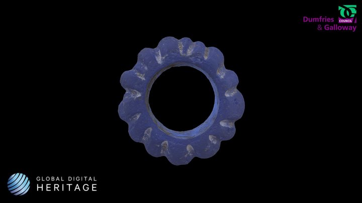 Whithorn Glass Bead - Stranraer Museum, Scotland
