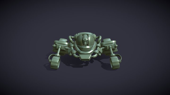 RoverTank 3D Model