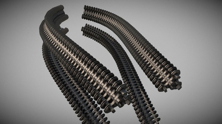 Doctor Octopus Arms Model Concept 3D Model