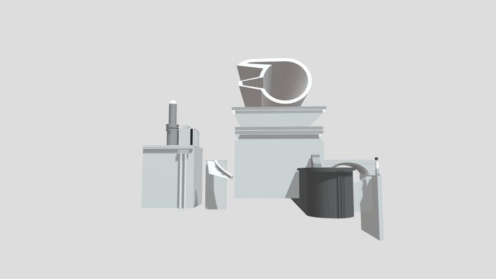 Rushes Logo Remake 3D Model