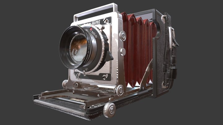 Camera Graflex - Century Graphics 3D Model