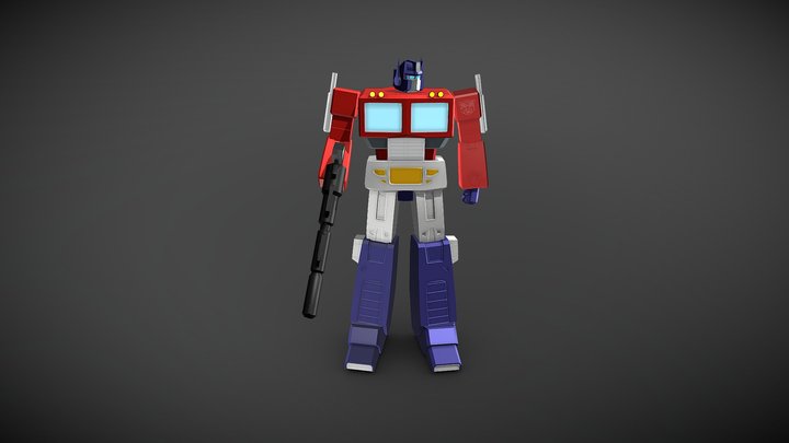 Optimus Prime from Transformers G1 3D Model