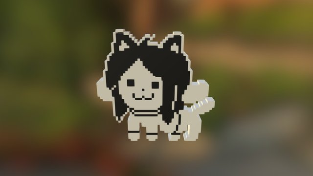 Temmie Zip Final 3D Model
