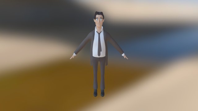 Business Man Oli 3D Model