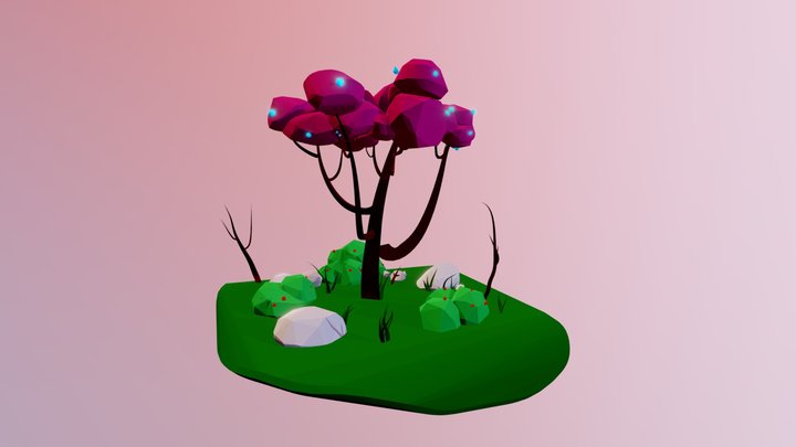 Tilt brush tree 3D Model