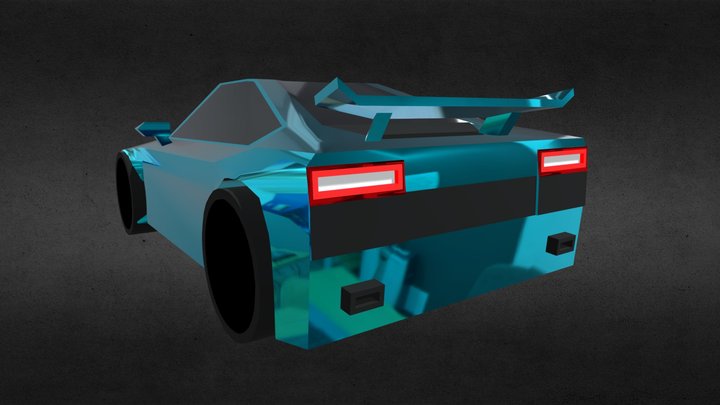small SportsCar 3D Model