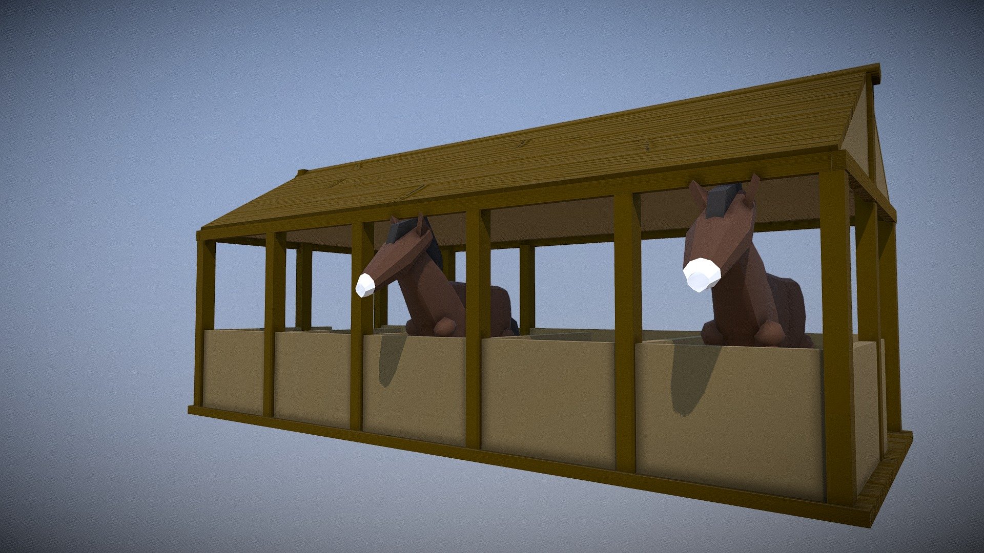 Low Poly Stables