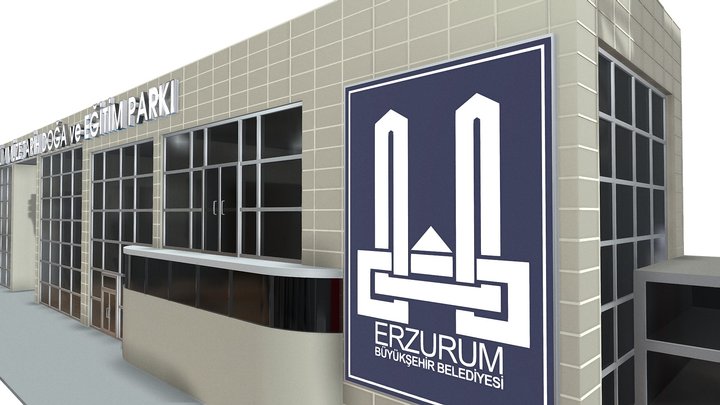 Erzurum Bilim Müze Tarih Doğa ve Eğitim Parkı 3D Model