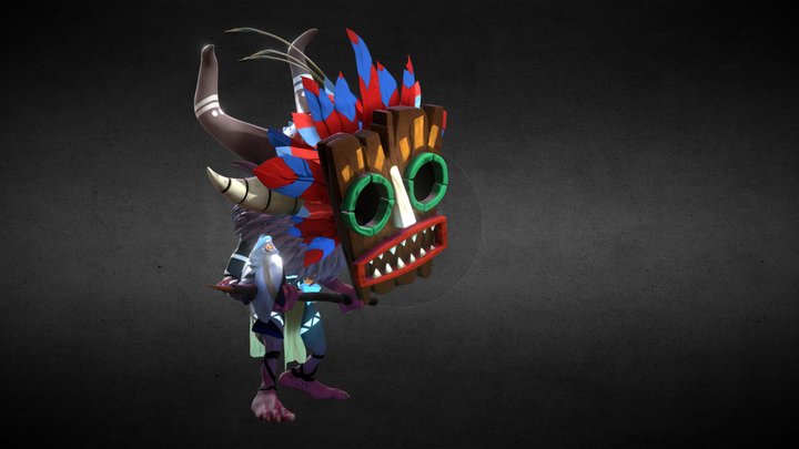 Criatura Chibi 3D Model