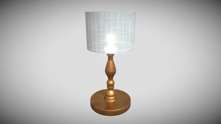 Vintage Table Lamp 3D Model