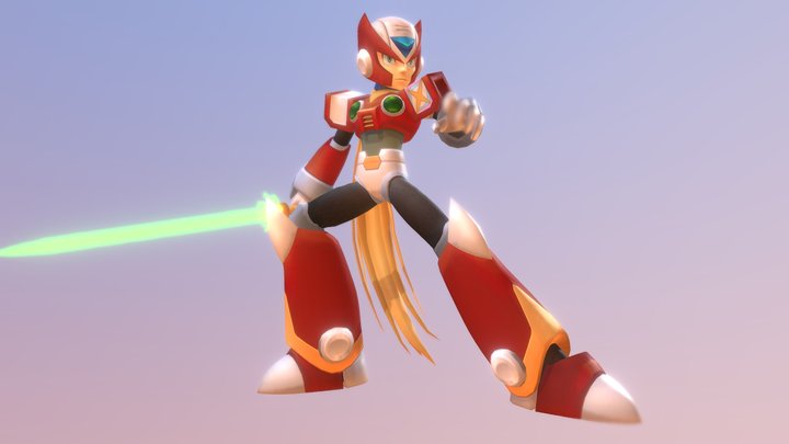 Zero - Megaman X8 3D Model