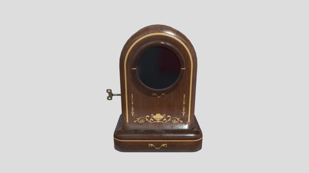 Late 1800s Arch Case Mantel Clock