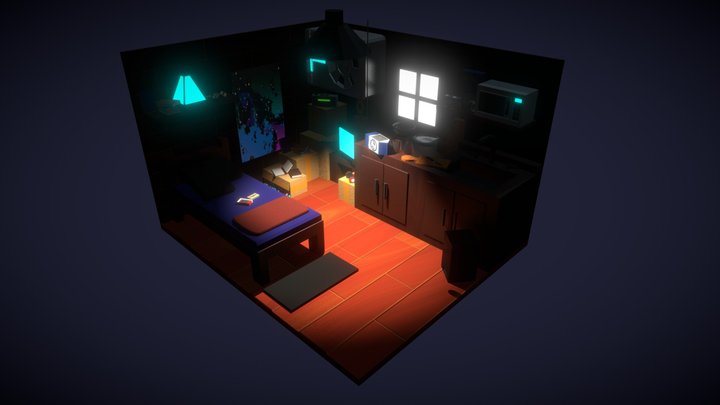 Small Apartment 3D Model