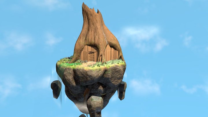 A Swamp 3D Model