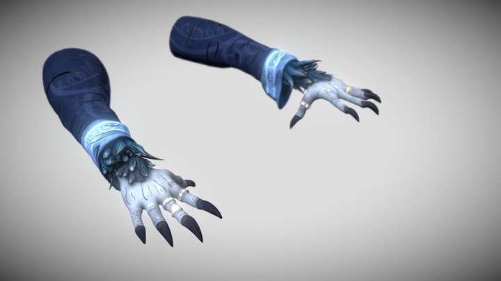 Pneuma - Player Hands 3D Model