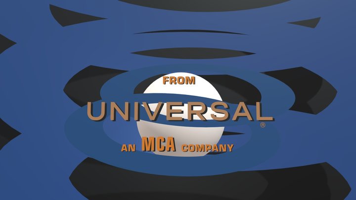 Universal Television Logo (1975-1991) Remake V3 3D Model