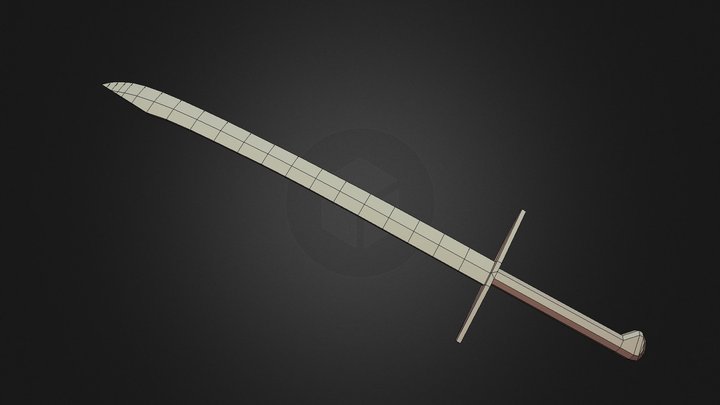 Grosses Messer 3D Model