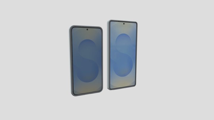 Galaxy S25 / S25 Ultra with casing 3D Model