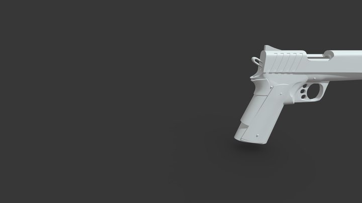 Colt 1911 WIP 3D Model