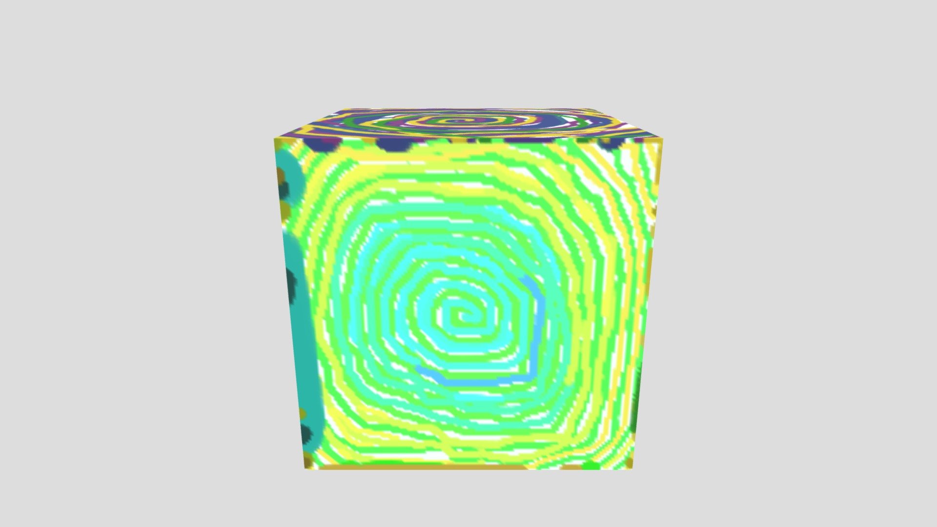 tie dye cube by Julie