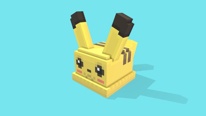Pikachu Hat 3D Model