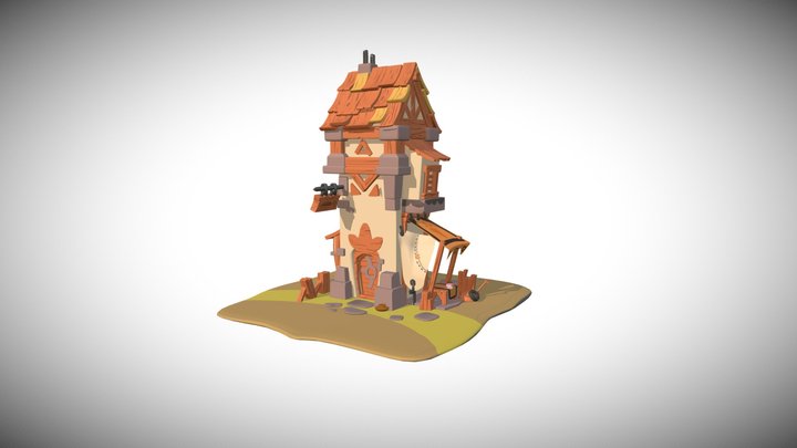 Radish shack 3D Model