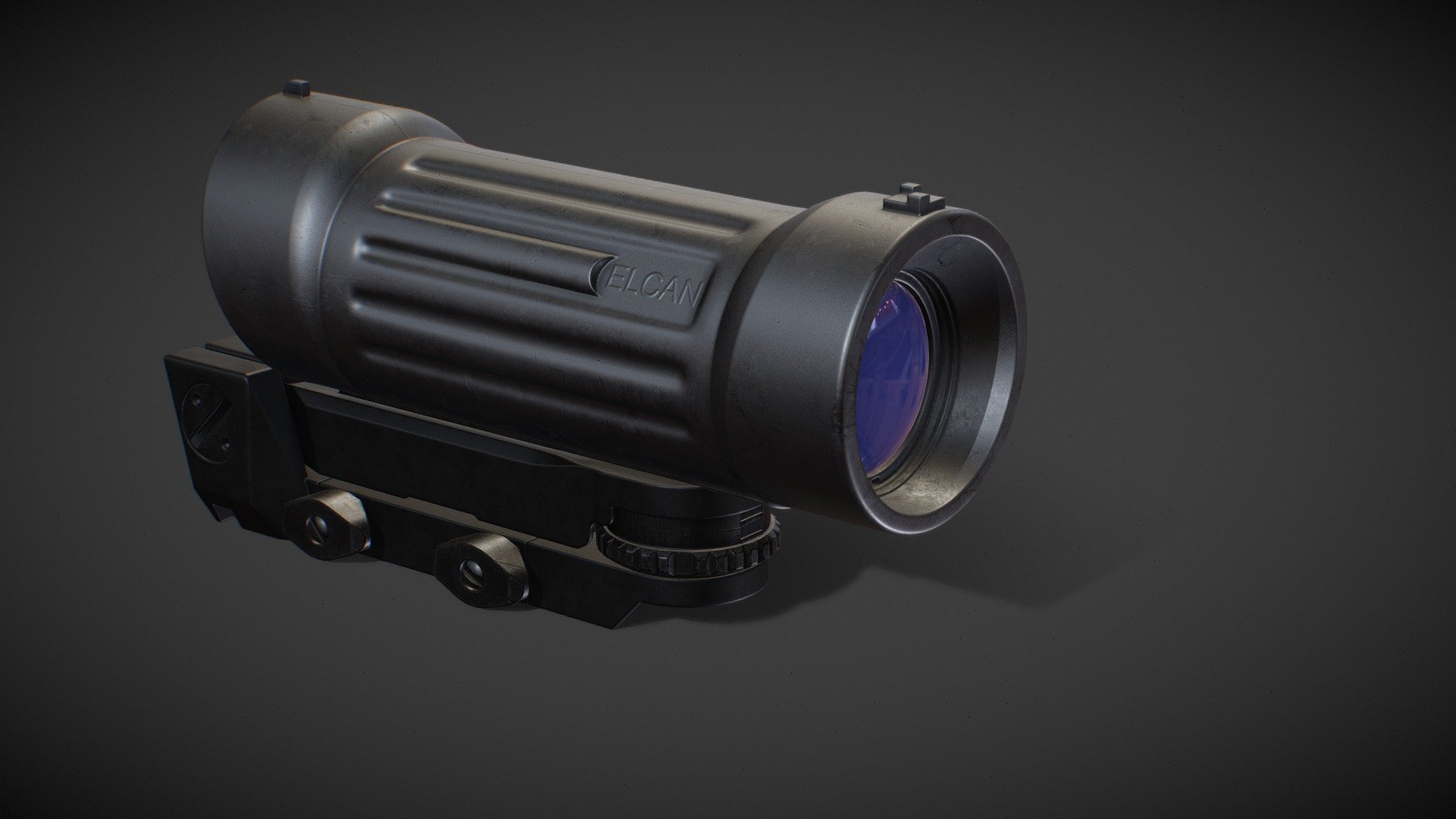Elcan C79 scope Buy Royalty Free 3D model by ferasabdallah [f9edf5e